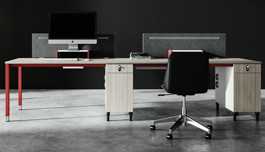 現(xiàn)代職員辦公桌【三】